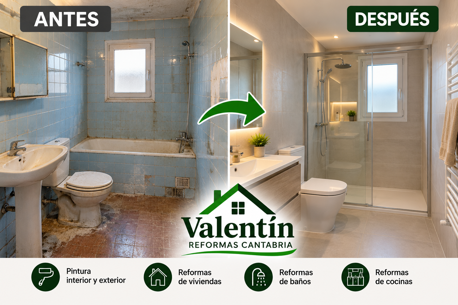 Reforma de baño en Torrelavega